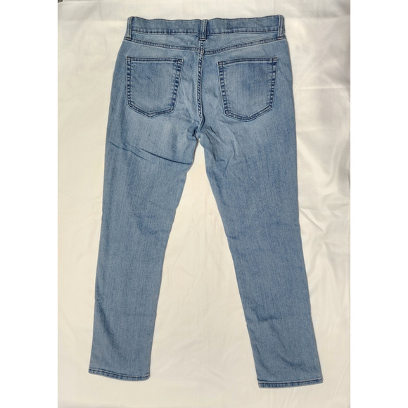 Gap 1969 Girlfriend Jeans Women's Size 26r (27 inseam) Medium Blue Denim - Picture 2 of 8